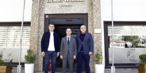 DEFTERDAR ÇAKIR'DAN BAŞKAN KIRLANGIÇ'A ZİYARET