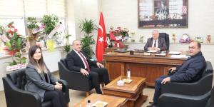 ATSO'DAN BARO BAŞKANI EDİP HAKAN SUBAŞI'NA ZİYARET