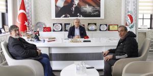 AMASYA GAZETECİLİK VE YAYINCILIK A.Ş.'DEN BAŞKAN KIRLANGIÇ'A ZİYARET