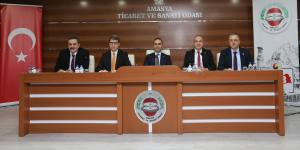 SANAYİ VE TEKNOLOJİ BAKANI MEHMET FATİH KACIR, AMASYA TSO’DA İŞ İNSANLARIYLA BULUŞTU