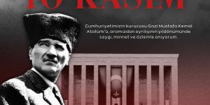 ATSO BAŞKANI KIRLANGIÇ’TAN 10 KASIM ATATÜRK’Ü ANMA GÜNÜ MESAJI