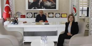 İL NÜFUS VE VATANDAŞLIK İŞLERİ MÜDÜRÜ ŞAHİNLER'DEN BAŞKAN KIRLANGIÇ'A VEDA ZİYARETİ