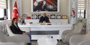 TOBB AMASYA KGK BAŞKANI GÜNER'DEN BAŞKAN KIRLANGIÇ'A ZİYARET