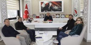 TURİZM SEKTÖRÜNDE FAALİYET GÖSTEREN AMASYA TSO ÜYELERİNDEN BAŞKAN KIRLANGIÇ'A ZİYARET