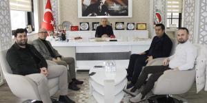 AMASYA MÜTEAHİTLER DERNEĞİNDEN BAŞKAN KIRLANGIÇ'A ZİYARET