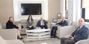 AMASYA BAROSUNDAN BAŞKAN KIRLANGIÇ'A ZİYARET