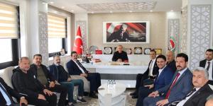 AK PARTİ HEYETİNDEN ATSO BAŞKANI MURAT KIRLANGIÇ’A İADE-İ ZİYARET