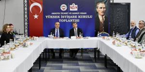 AMASYA TSO YÜKSEK İSTİŞARE KURULU 2025 YILI İLK TOPLANTISINI GERÇEKLEŞTİRDİ