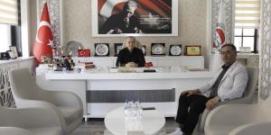 AMASYA BELEDİYESİ TEMİZLİK İŞLERİ MÜDÜRÜ KESLER'DEN BAŞKAN KIRLANGIÇ'A ZİYARET