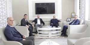 AMASYA BELEDİYE BAŞKANI SEVİNDİ'DEN ATSO BAŞKANI KIRLANGIÇ'A ZİYARET