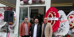 AMASYA TSO YÖNETİM KURULU ÜYESİ ÇITIR VE GENEL SEKRETERİ CİNBAZ DOCA COFFEE'NİN AÇILIŞ TÖRENİNE KATILDI