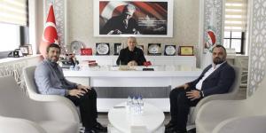AMASYA SİMPAŞ YTS FİRMASINDAN BAŞKAN KIRLANGIÇ'A ZİYARET