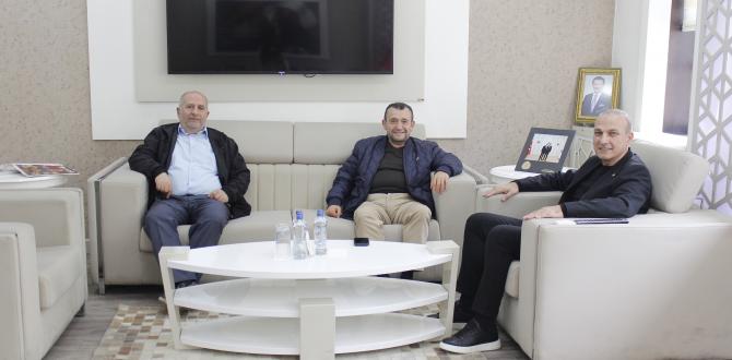 ÖZEN HAFRİYAT FİRMASI ORTAKLARINDAN İŞLEYEN'DEN BAŞKAN KIRLANGIÇ'A ZİYARET