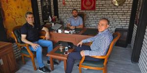 ATSO BAŞKANI KIRLANGIÇ VE YÖNETİM KURULU ÜYESİ ÇITIR'DAN ATSO ÜYESİ YERLİKAYA'YA ZİYARET