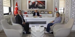 AİLE VE SOSYAL HİZMETLER İL MÜDÜRÜ ÜNAL'DAN BAŞKAN KIRLANGIÇ'A ZİYARET