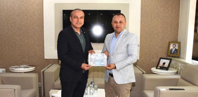 AMASYA BELEDİYE BAŞKANI SEVİNDİ'DEN ATSO BAŞKANI KIRLANGIÇ'A ZİYARET