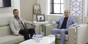 AK PARTİ İL BAŞKANI UZUN'DAN BAŞKAN KIRLANGIÇ'A ZİYARET