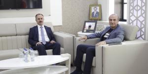 AMASYA DENETİMLİ SERBESTLİK MÜDÜRÜ TÜRKMEN'DEN BAŞKAN KIRLANGIÇ'A VEDA ZİYARETİ