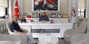 ÇİZGİ ÖZEL EĞİTİM VE REHABİLİTASYON MERKEZİ SAHİBİ YILDIRIM'DAN BAŞKAN KIRLANGIÇ'A ZİYARET