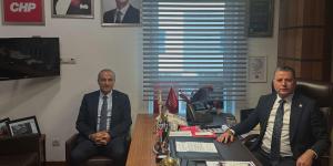 ATSO BAŞKANI KIRLANGIÇ'TAN CHP AMASYA MİLLETVEKİLİ KARAGÖZ'E ZİYARET
