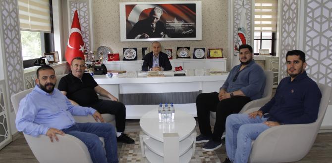 AMASYASPOR YÖNETİMİNDEN AMASYA TSO BAŞKANI KIRLANGIÇ’A ZİYARET