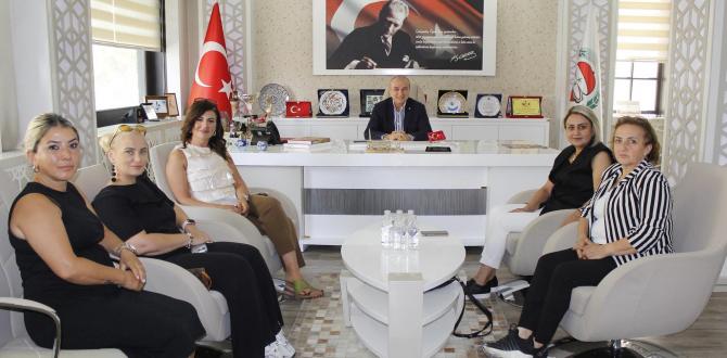 AMASYA KGK BAŞKANI GÜLSÜM GÜNER VE TOKAT KGK BAŞKANI VESİLE KEŞKEK GÜLER'DEN ATSO BAŞKANI MURAT KIRLANGIÇ'A ZİYARET