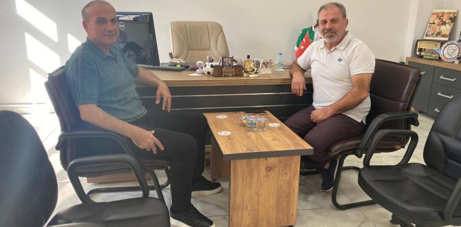 ATSO BAŞKANI KIRLANGIÇ'TAN AMASYA BELEDİYESİ DAİRE AMİRİ KARACA'YA ZİYARET