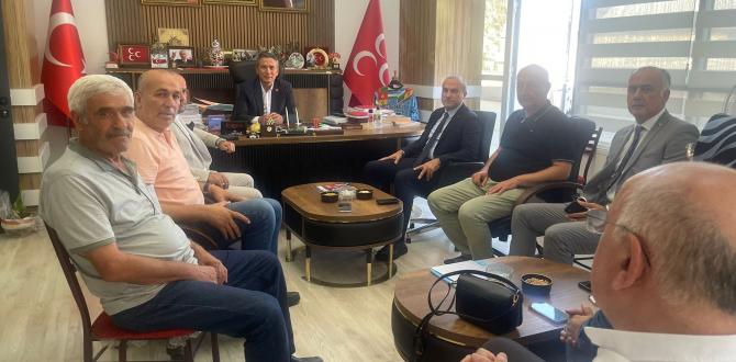 ATSO'DAN MHP İL BAŞKANI AKGÜL'E ZİYARET