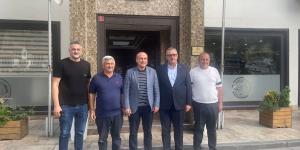 AK PARTİ AMASYA MİLLETVEKİLİ ÇİLEZ İLE İL BAŞKAN YARDIMCILARI ÖZARSLAN VE GELEN'DEN ATSO BAŞKANI KIRLANGIÇ'A ZİYARET