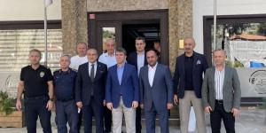 VALİ ÖNDER BAKAN, JANDARMA KOMUTANI RAMAZAN YİĞİT VE EMNİYET MÜDÜRÜ AYHAN SARAÇ’TAN ATSO’YA ZİYARET