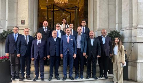 AMASYA TSO BAŞKANI KIRLANGIÇ, LONDRA'DA DÜZENLENEN BORDER MANAGEMENT & CONSULTING ORTAK YÖNETİM KURULU TOPLANTISINA KATILDI
