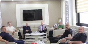 AMASYA ÜNİVERSİTESİ REKTÖRÜ PROF. DR. AHMET HAKKI TURABİ'DEN ATSO BAŞKANI MURAT KIRLANGIÇ'A ZİYARET