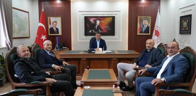 AMASYA TSO’DAN TARIM İL MÜDÜRÜ AHMET ARSLAN’A HAYIRLI OLSUN ZİYARETİ