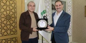 OSMAN YILMAZ'DAN AMASYA TSO BAŞKANI MURAT KIRLANGIÇ'A VEDA ZİYARETİ