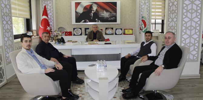 MALATYA TİCARET BORSASI BAŞKANI RAMAZAN ÖZCAN'DAN BAŞKAN KIRLANGIÇ'A ZİYARET
