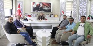 AKDAĞLILAR DERNEĞİNDEN BAŞKAN KIRLANGIÇ'A ZİYARET