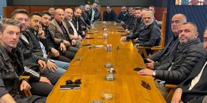 AMASYA TSO BAŞKANI KIRLANGIÇ VE AMASYA ESOB BAŞKANI KÖSE, KAFE İŞLETMECİLERİYLE BİR ARAYA GELDİ