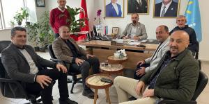 AMASYA TSO'DAN İYİ PARTİ İL BAŞKANI DEMİR'E HAYIRLI OLSUN ZİYARETİ