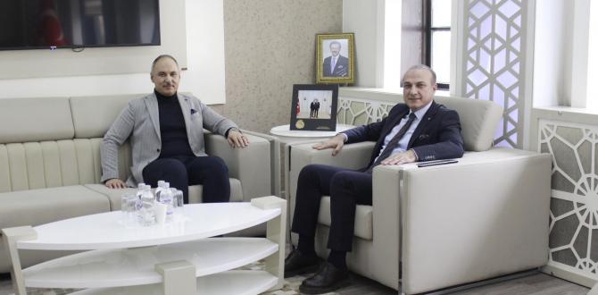 SANAYİ VE TEKNOLOJİ İL MÜDÜRÜ KIZILIRMAK'TAN BAŞKAN KIRLANGIÇ'A ZİYARET