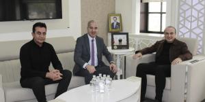 TÜRK HAVA KURUMU BASIN MÜŞAVİRİ SERKAN BAYRAM'DAN ATSO BAŞKANI MURAT KIRLANGIÇ'A ZİYARET