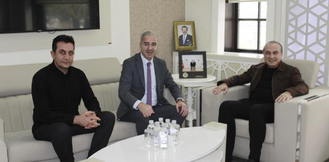 TÜRK HAVA KURUMU BASIN MÜŞAVİRİ SERKAN BAYRAM'DAN ATSO BAŞKANI MURAT KIRLANGIÇ'A ZİYARET