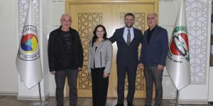 PETROL OFİSİ TİCARİ VE DOLAYLI SATIŞLAR MÜDÜRÜ TAYLAN CAVLAK VE FİLO DOLAYLI SATIŞLAR MÜDÜRÜ GÜLAH TURAN ÖZYURT'TAN AMASYA TSO'YA ZİYARET