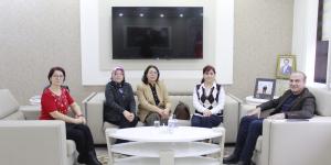 SHOPSA AKADEMİ PROJE KOORDİNATÖRÜ KARAALİ VE SULUOVA ÜRETEN ELLER KADIN KOOPERATİFİ BAŞKANI ORAL'DAN BAŞKAN KIRLANGIÇ'A ZİYART