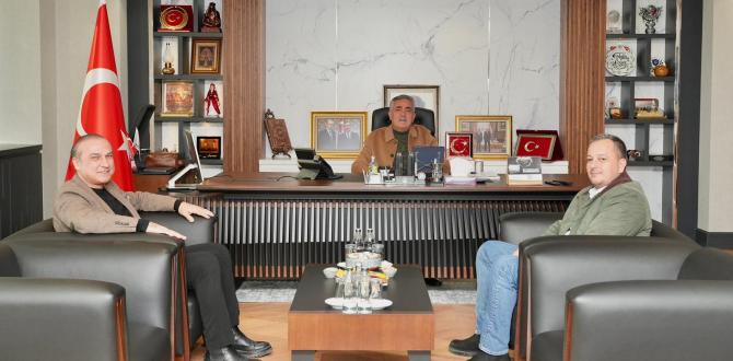 AMASYA TSO BAŞKANI KIRLANGIÇ'TAN KGF BAŞKANI ÖZEGEN'E ZİYARET