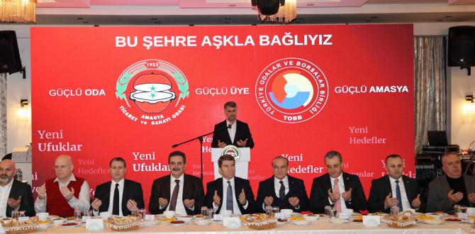 AMASYA TİCARET VE SANAYİ ODASI GELENEKSEL İFTAR PROGRAMI YOĞUN KATILIMLA GERÇEKLEŞTİRİLDİ