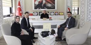 ZİRAAT KATILIM BANKASI AMASYA ŞUBE MÜDÜRÜ YILMAZ'DAN BAŞKAN KIRLANGIÇ'A ZİYARET