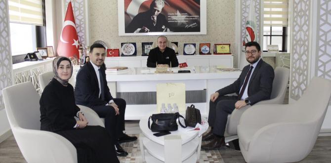 ZİRAAT KATILIM BANKASI AMASYA ŞUBE MÜDÜRÜ YILMAZ'DAN BAŞKAN KIRLANGIÇ'A ZİYARET