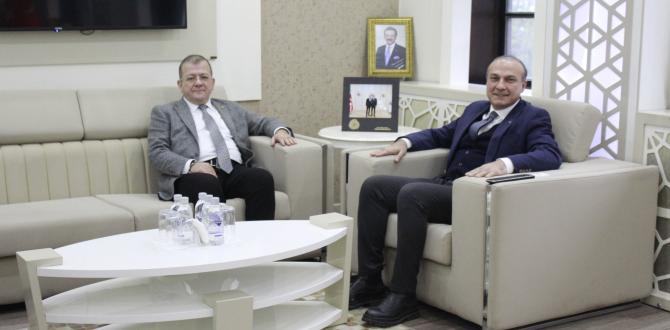 ÇORUM TSO BAŞKANI BAŞARANHINCAL'DAN AMASYA TSO BAŞKANI KIRLANGIÇ'A ZİYARET