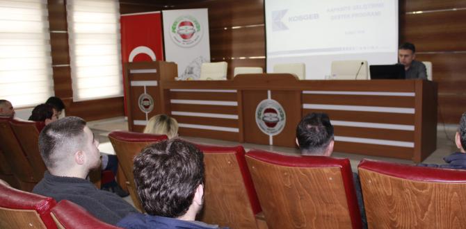 ATSO VE KOSGEB İŞ BİRLİĞİYLE KAPASİTE GELİŞTİRME DESTEK PROGRAMI BİLGİLENDİRME TOPLANTISI DÜZENLENDİ