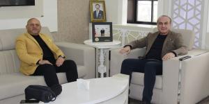 ABDULLAH ÇOBAN'DAN BAŞKAN MURAT KIRLANGIÇ'A ZİYARET